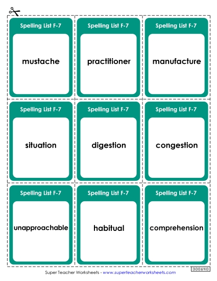 Flashcards - Flashcards (F-7) Flashcards - Flashcards (F-7)