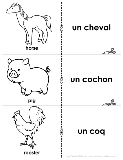 Farm Animals (Les animaux de la ferme) - Flashcards: Farm Animals Farm Animals (Les animaux de la ferme) - Flashcards: Farm Animals