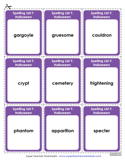 Flashcards - Flashcards (Halloween) Flashcards - Flashcards (Halloween)