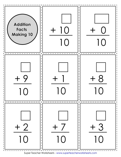 Flash Cards - Flashcards: Making 10