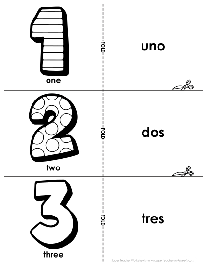 Numbers  - Flashcards: Numbers (1-12)