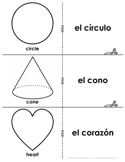 Shapes (La formas) - Flashcards: Shapes