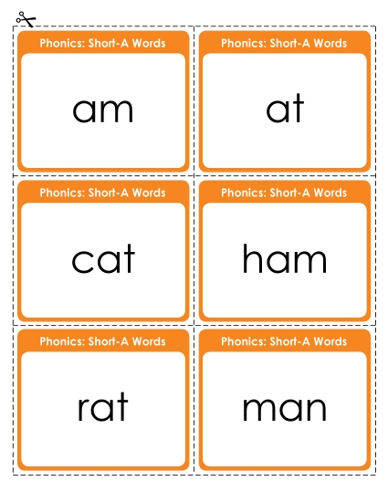 Flashcards and Word Wheels - Flashcards (Short A) Flashcards and Word Wheels - Flashcards (Short A)