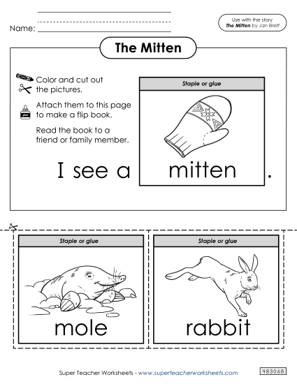 Cut-and-Glue Activities - Flip Book: What Do You See?