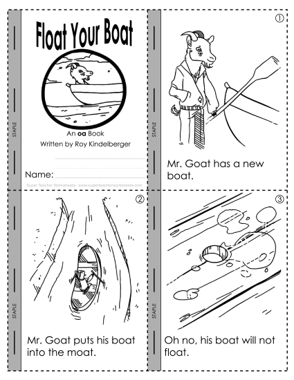 Vowel Digraphs - Float Your Boat (oa Sound)
