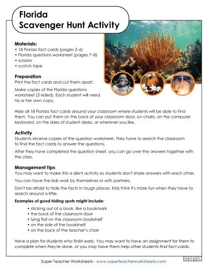 Scavenger Hunt - Florida Scavenger Hunt Scavenger Hunt - Florida Scavenger Hunt