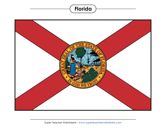 Flags & Seals - Florida State Flag (Full-Color Version) Flags & Seals - Florida State Flag (Full-Color Version)