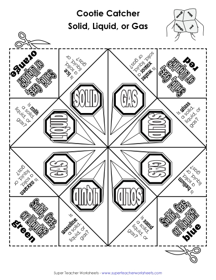 Foldable Game: Matter Foldable Game: Matter