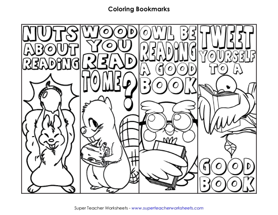 Bookmarks - Forest Animal Bookmarks