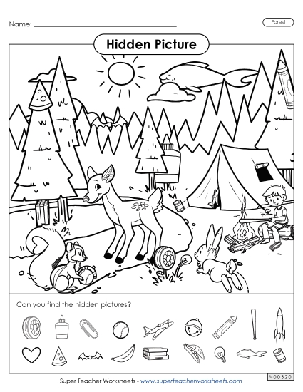 Hidden Pictures - Forest Hidden Pictures - Forest