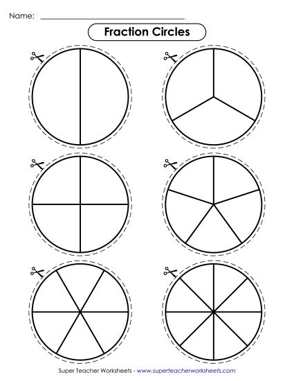 Manipulative Fraction Tools - Fraction Circles Tool (no Fraction Labels) Manipulative Fraction Tools - Fraction Circles Tool (no Fraction Labels)