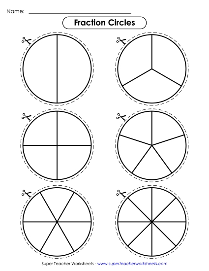 Manipulative Fraction Tools - Fraction Circles (without Fraction Labels) Manipulative Fraction Tools - Fraction Circles (without Fraction Labels)