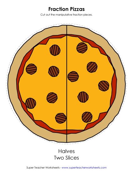 Manipulative Fraction Tools - Fraction Pizza Manipulatives (Color) Manipulative Fraction Tools - Fraction Pizza Manipulatives (Color)