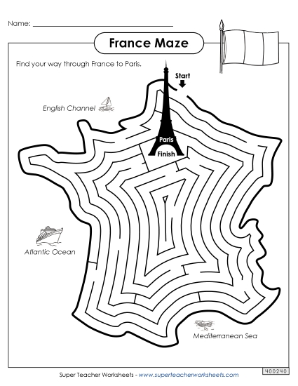 Puzzles - France Maze