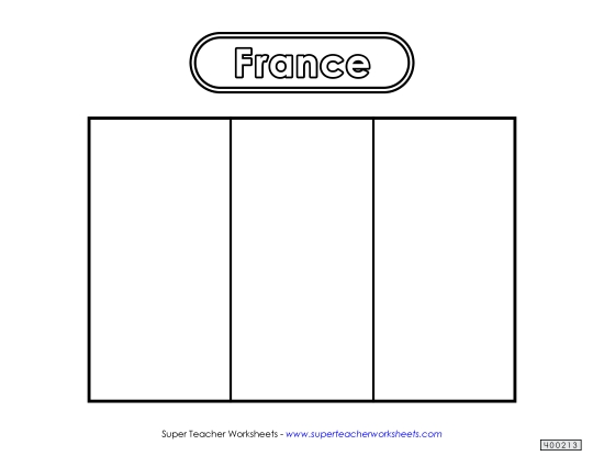 Flag - French Flag (Black & White)