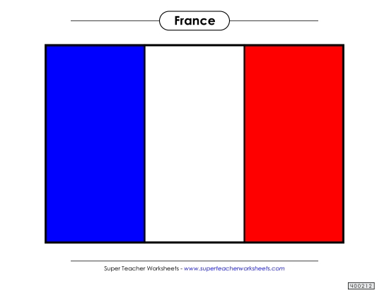 Flag - French Flag (Full Color)