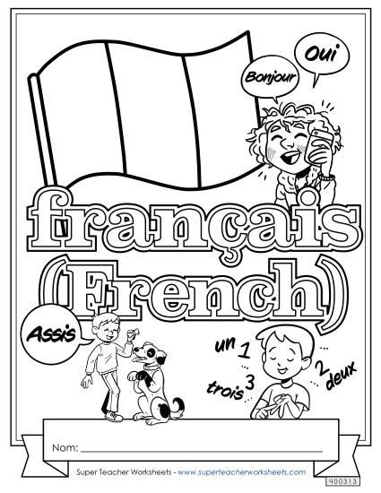 Folder & Binder Covers - French (Francais) Folder & Binder Covers - French (Francais)