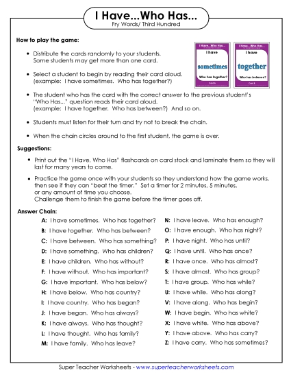 Sight Words (Fry) - Fry: Level 3