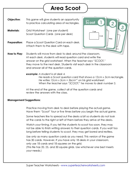 Basic - Game: Scoot (Area) Basic - Game: Scoot (Area)