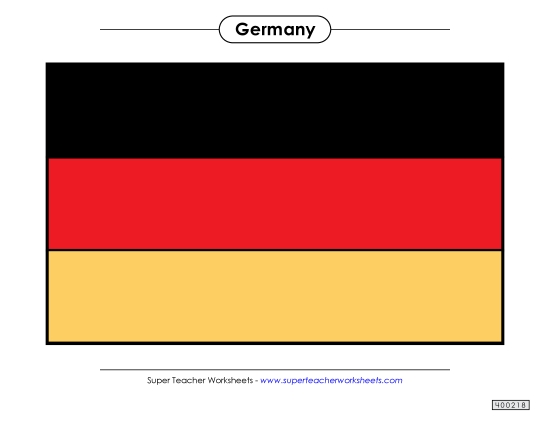 Flag - German Flag (Full Color)