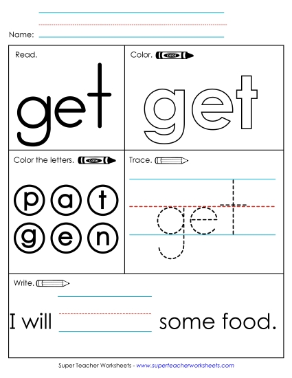 Individual Sight Words - Get (Sight Word) Individual Sight Words - Get (Sight Word)