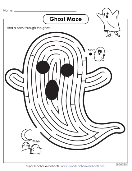 Puzzles - Ghost Maze (Intermediate)