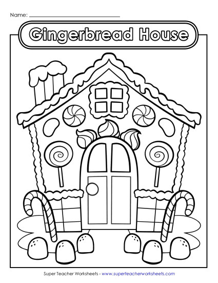 Advanced Pictures (For Older Kids) - Gingerbread House