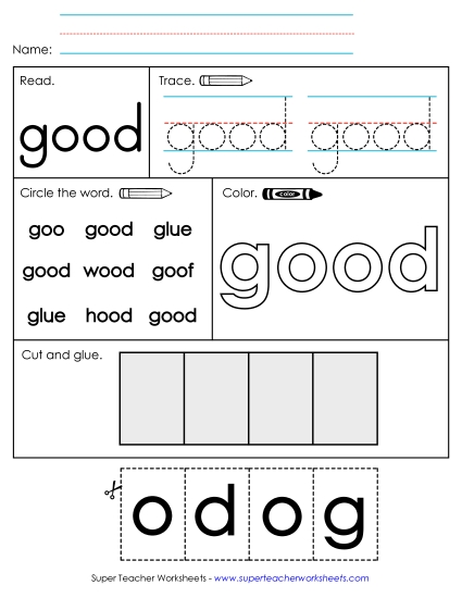 Individual Sight Words - Good (Sight Word) Individual Sight Words - Good (Sight Word)