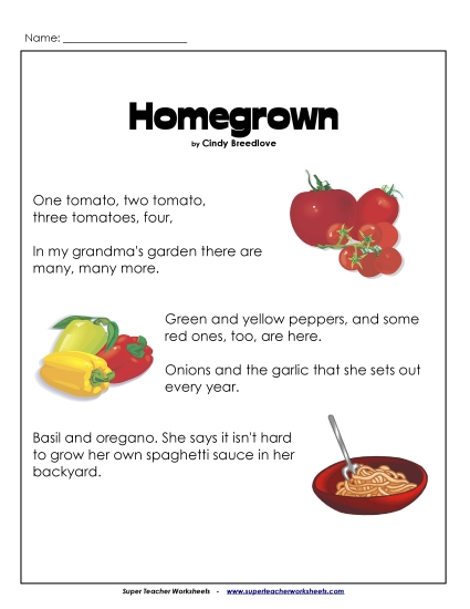 Poems - Grandma's Garden (Poem) Poems - Grandma's Garden (Poem)