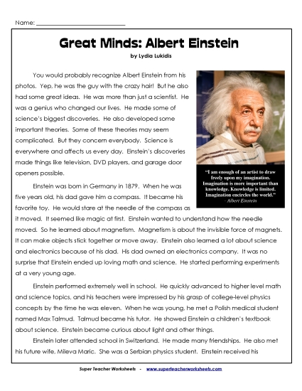 Biography - Great Minds: Albert Einstein Biography - Great Minds: Albert Einstein