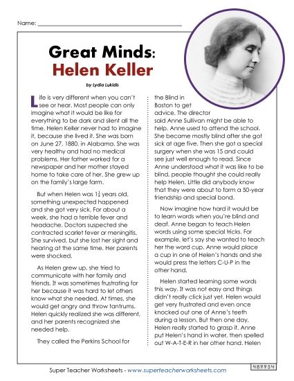 Greek Gods Series - Great Minds: Helen Keller Greek Gods Series - Great Minds: Helen Keller