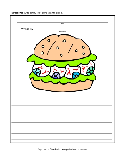 Holiday Story Pictures - Halloween - Eyeball Burger Holiday Story Pictures - Halloween - Eyeball Burger