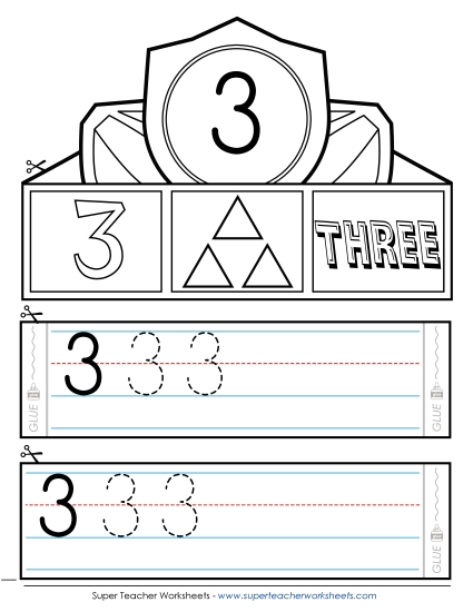Number Three - Hat: Number 3 Number Three - Hat: Number 3