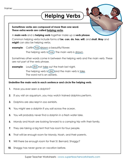 Helping Verbs - Helping Verbs - Advanced Helping Verbs - Helping Verbs - Advanced