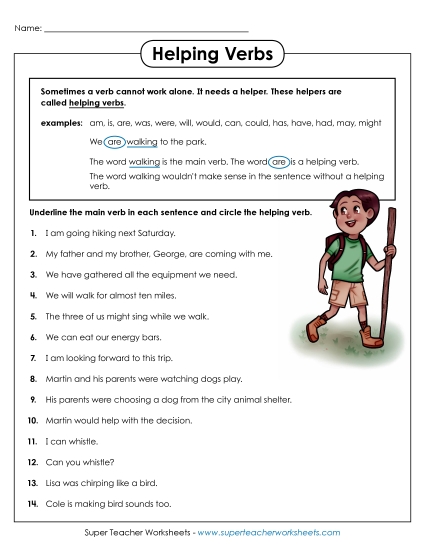 Helping Verbs - Helping Verbs - Basic