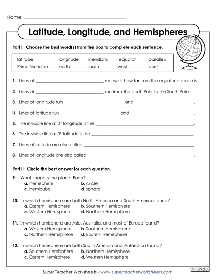 Latitude and Longitude - Hemispheres, Latitude and Longitude Latitude and Longitude - Hemispheres, Latitude and Longitude