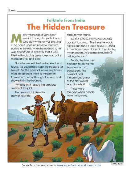 Fiction Stories - Hidden Treasure Fiction Stories - Hidden Treasure