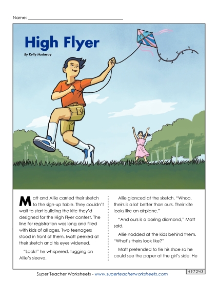 Fiction Stories - High Flyer (Fiction)