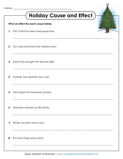 Holiday Cause & Effect 2