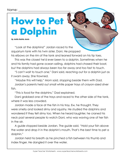 Fiction Stories - How to Pet a Dolphin (Fiction) Fiction Stories - How to Pet a Dolphin (Fiction)
