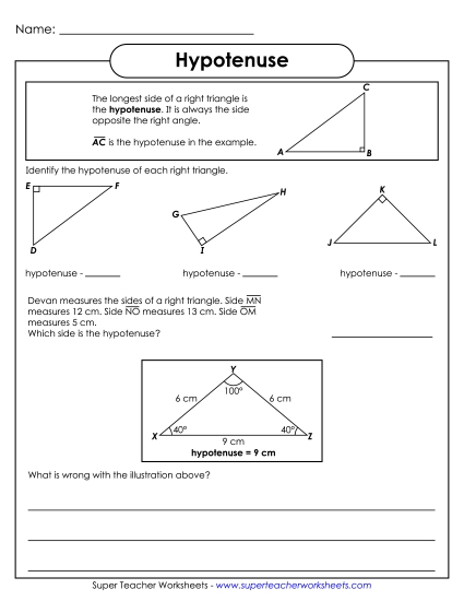 Level: Basic - Hypotenuse Level: Basic - Hypotenuse