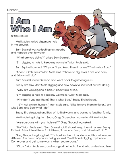 Fiction - I Am Who I Am (Fable) Fiction - I Am Who I Am (Fable)