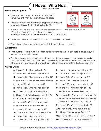 Reading Clocks: Nearest Minute - Reading Clocks: Nearest Minute -