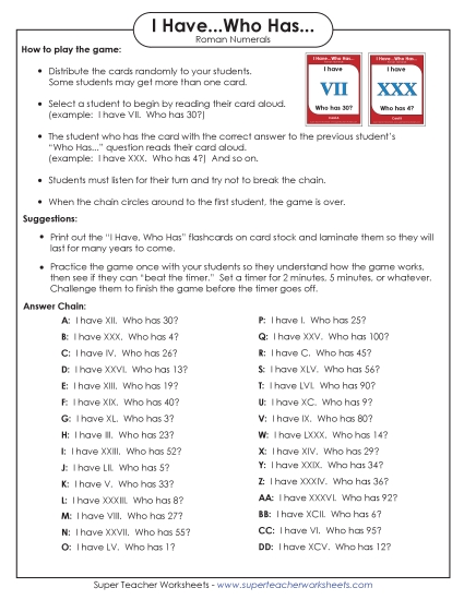 Intermediate (I through C) - Intermediate (I through C) -