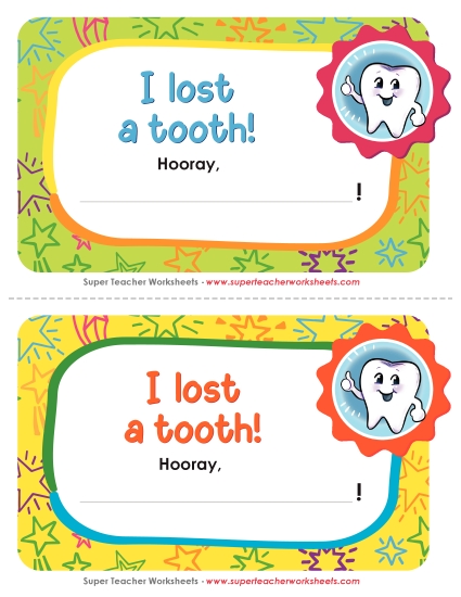 Award - I Lost a Tooth Award Award - I Lost a Tooth Award