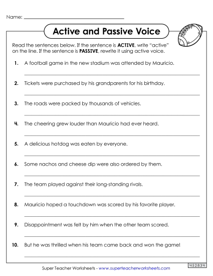 Rewrite Passive Voice as Active Voice - Identifying and Rewriting Passive Voice Rewrite Passive Voice as Active Voice - Identifying and Rewriting Passive Voice