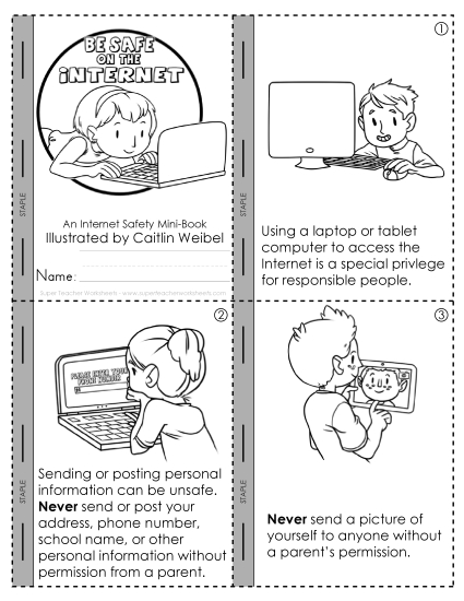 Mini-Book - Internet Safety Mini-Book Mini-Book - Internet Safety Mini-Book