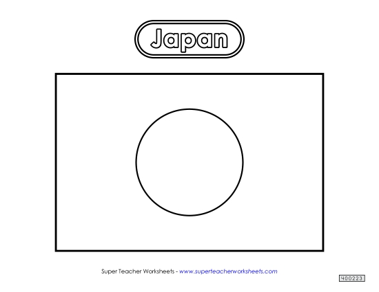 Flag - Japanese Flag (Black & White) Flag - Japanese Flag (Black & White)
