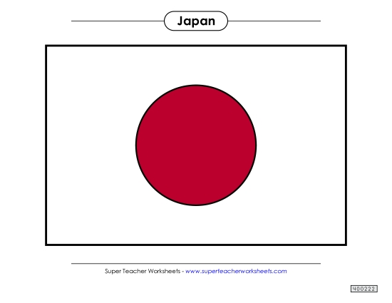 Flag - Japanese Flag (Color) Flag - Japanese Flag (Color)