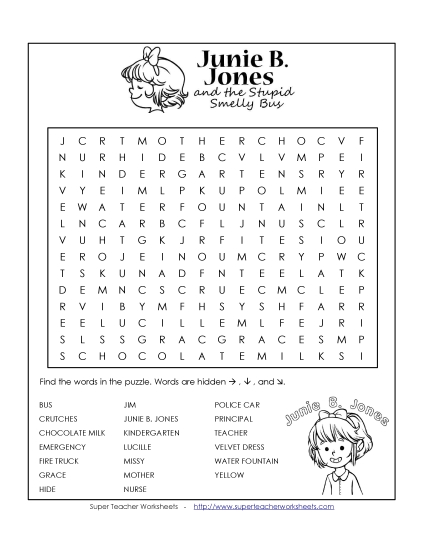 Whole Book - J.B.J. and the S.S.B. Word Search Whole Book - J.B.J. and the S.S.B. Word Search
